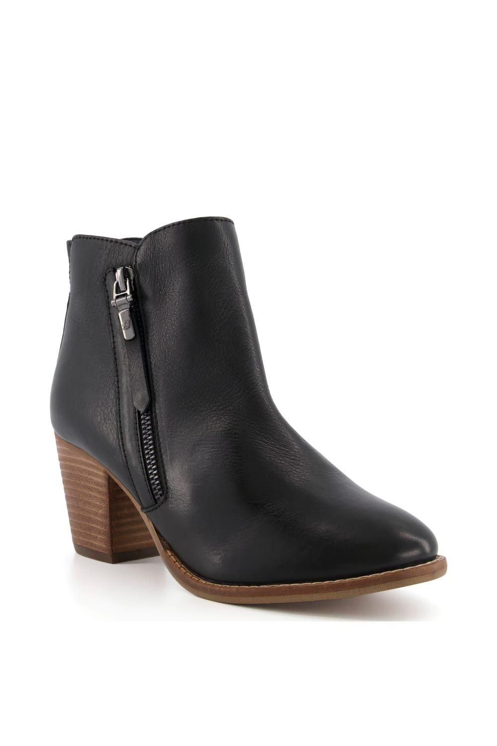 Dune London Paice' Leather Ankle Boots