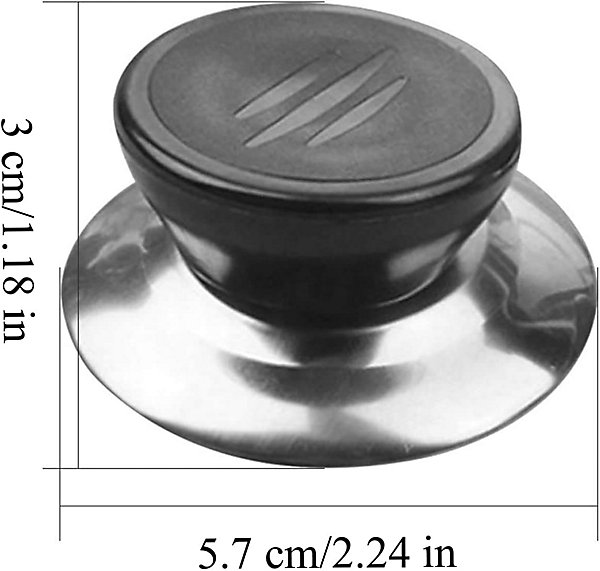 BASHLWUA 4 pièces Bouton de Couvercle, poignée couvercle poele, Bouton Couvercle Casserole Housses, Poignée Couvercle Casserole