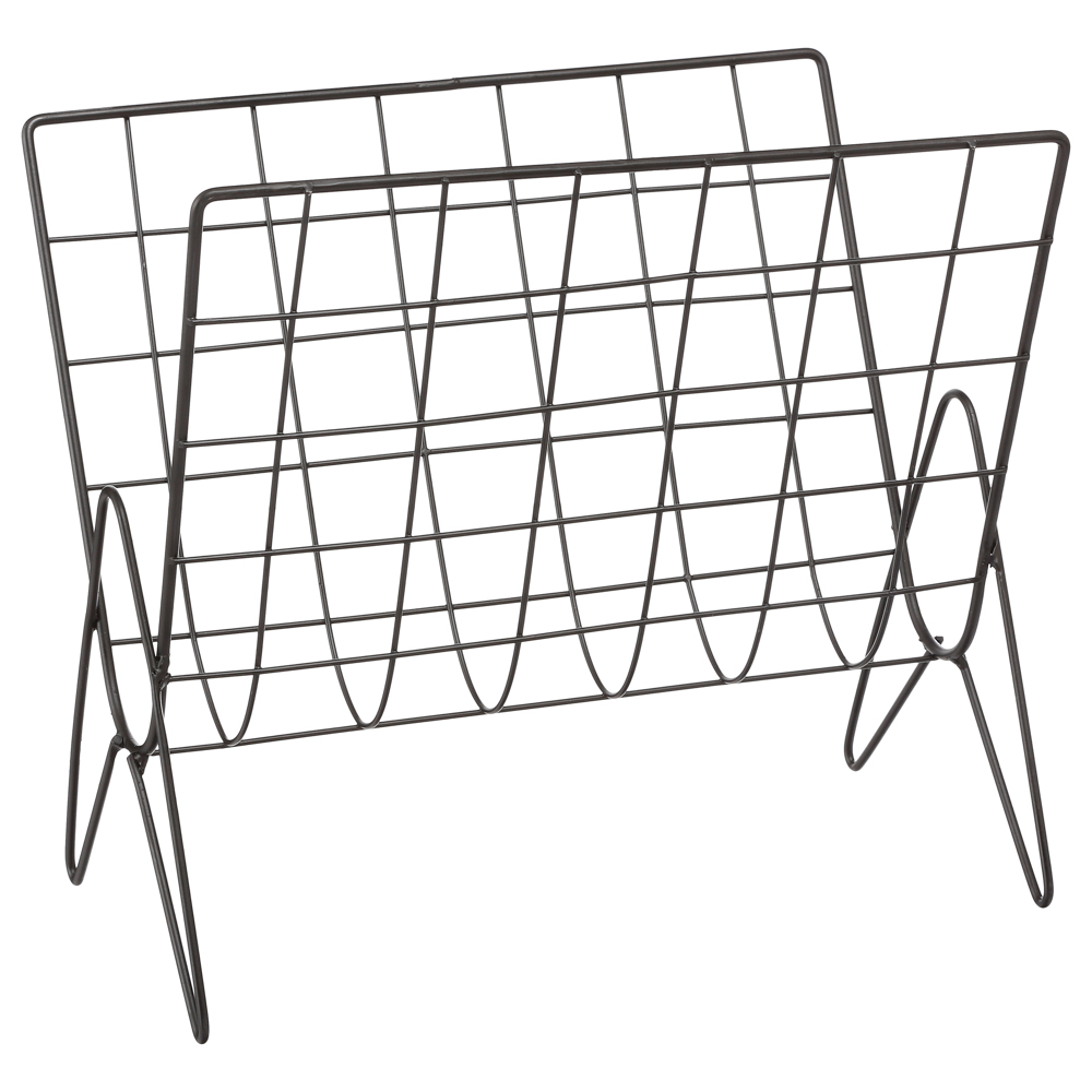 Porta revistas em metal