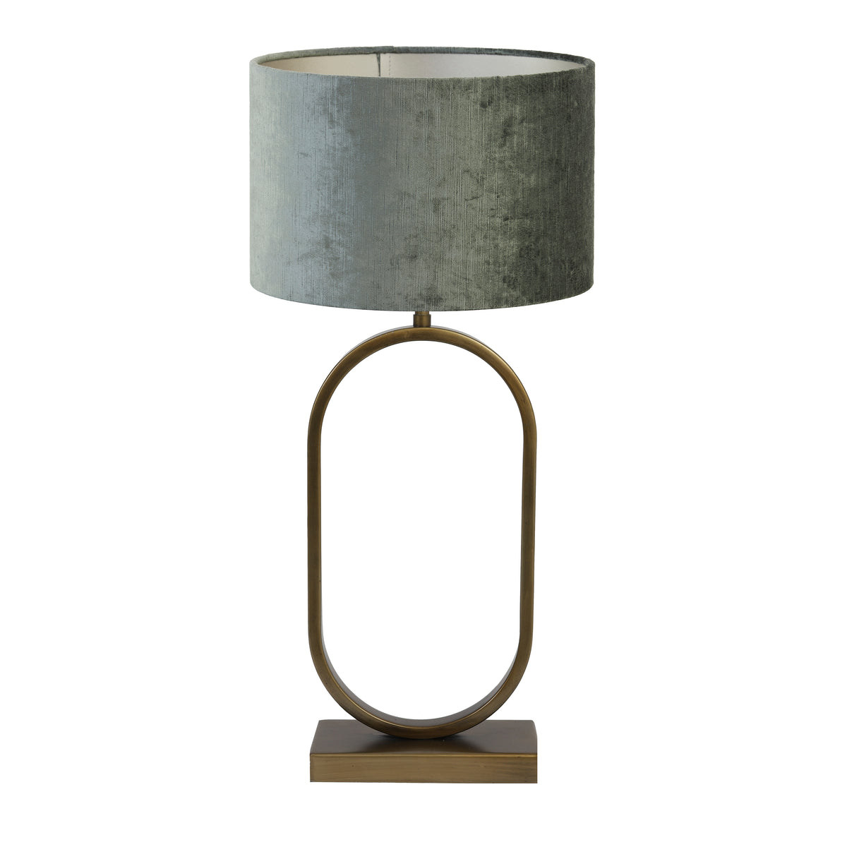 Light & Living tafellamp Jamiri/Gemstone - ant. brons, antraciet - 30x30x67cm
