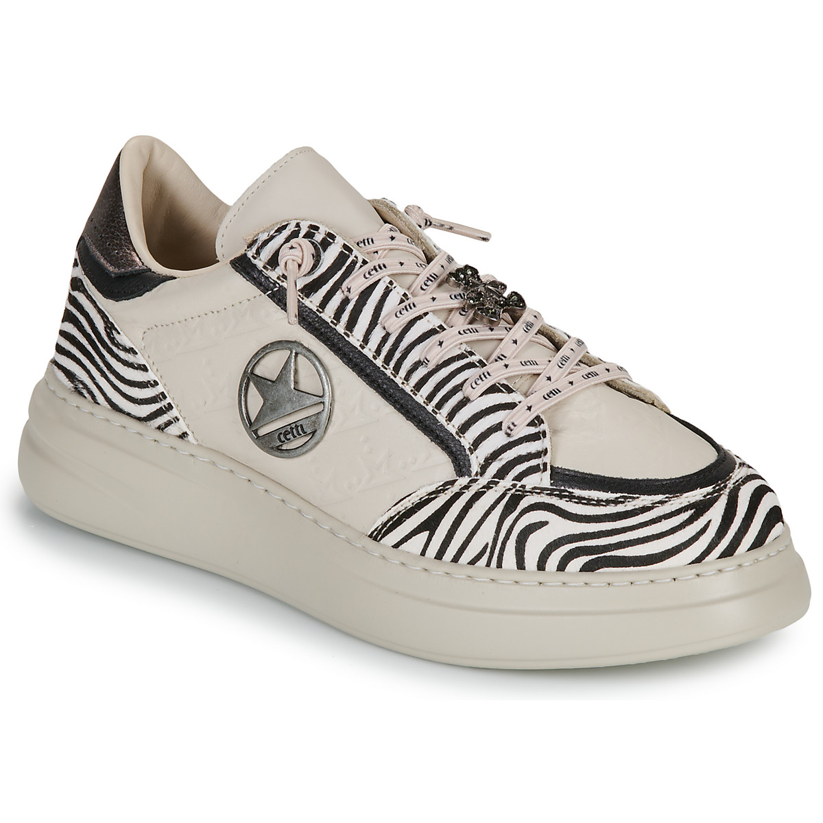 Cetti - C-1401-SRA-INV26-ZEBRA-NATURE-OFF-WHITE - White / Black
