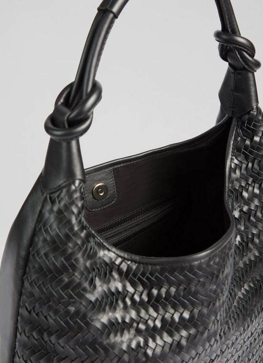 Seren Black Handwoven Tote
