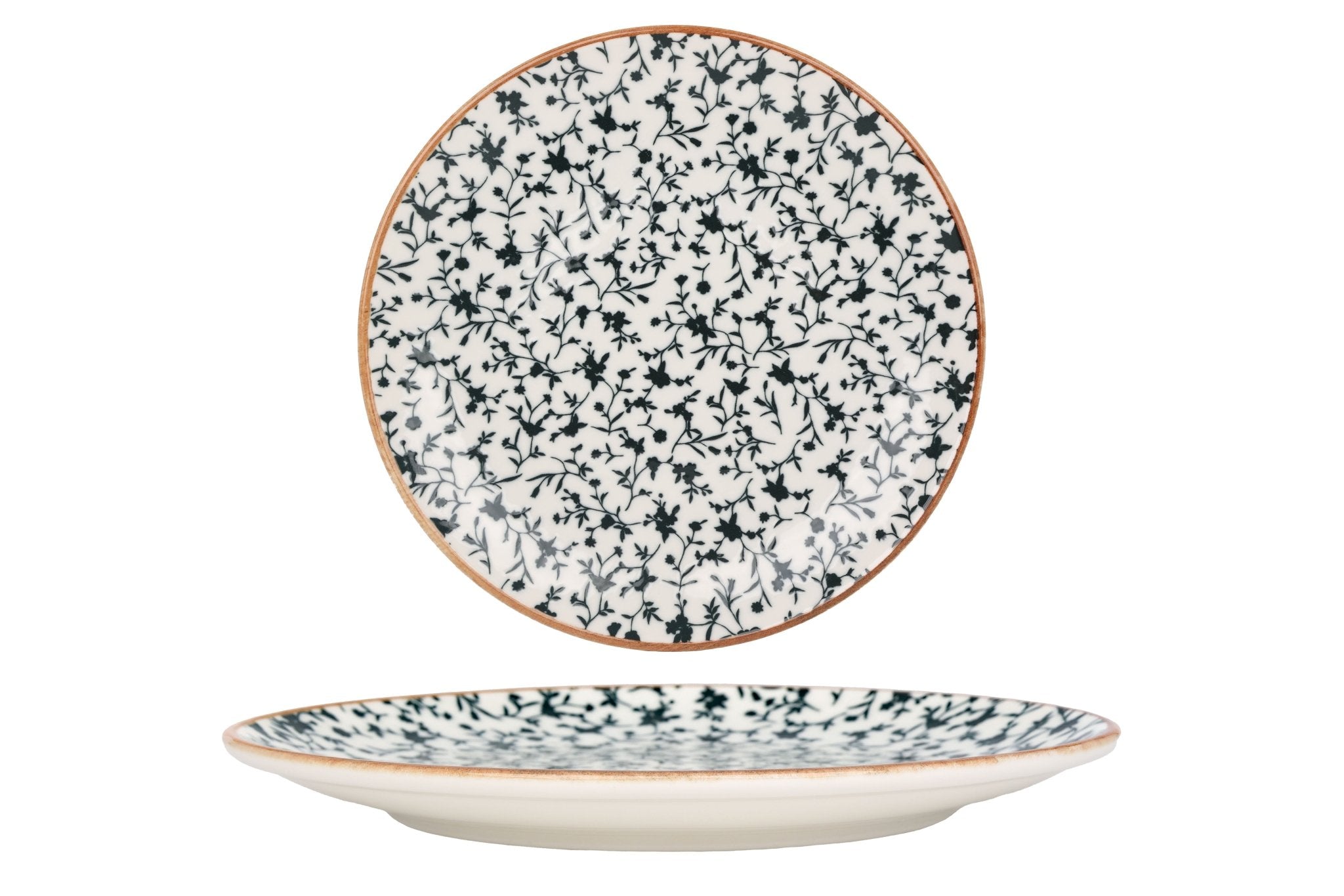 Bonna Gebaksbord - Calif - Porselein - 23 cm - set van 6