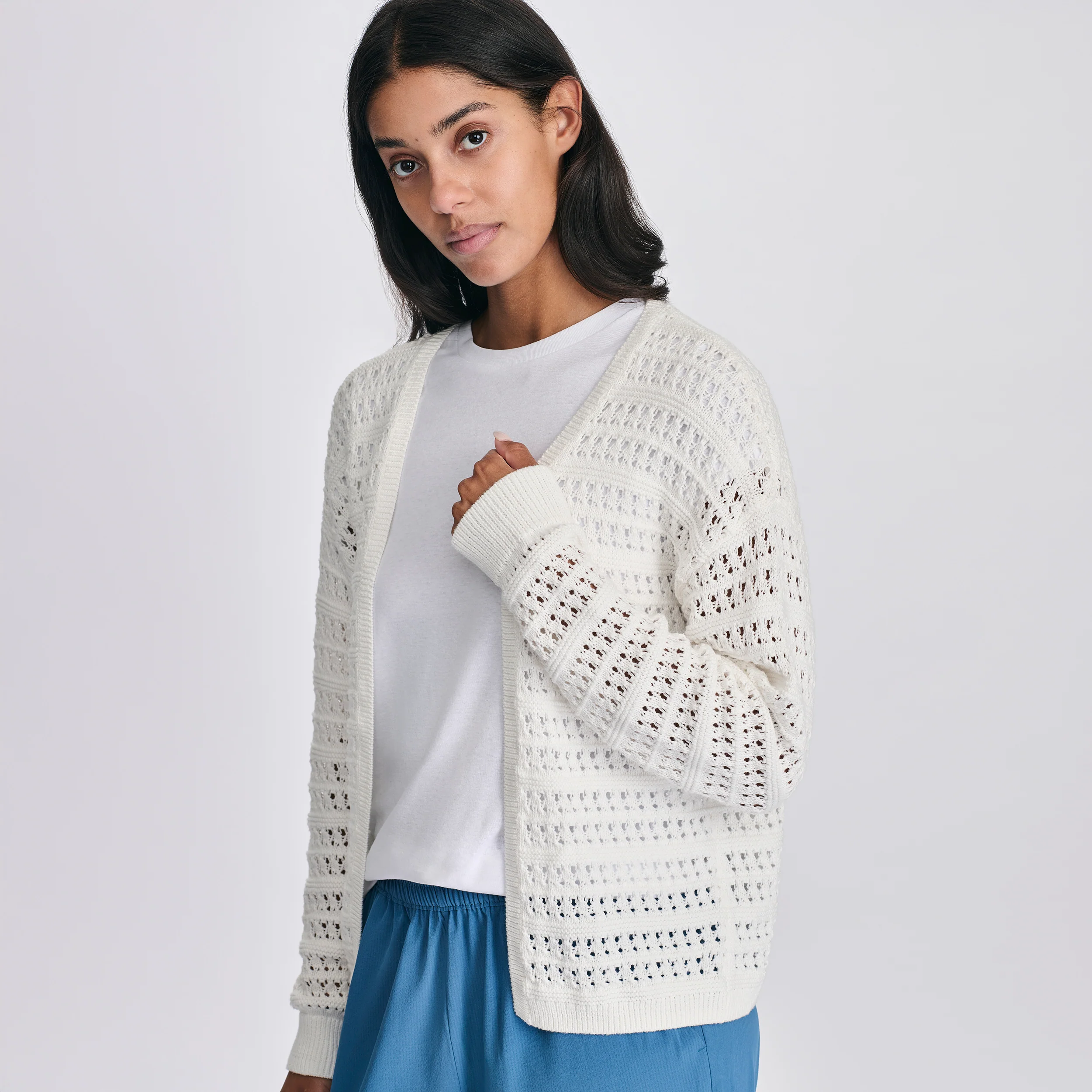 Women's Open Stitch Cardigan