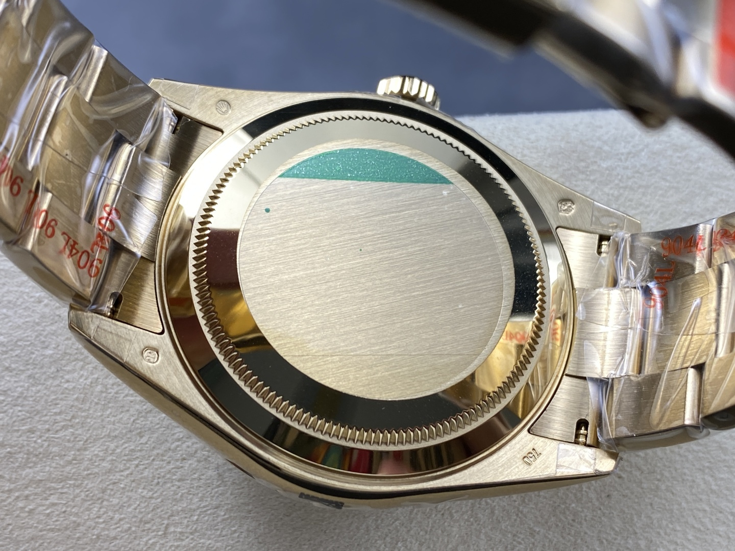 Rolex Sky-Dweller YG Plated Green Dial 42mm Oyster Super Clone