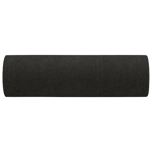 NNEVL Throw Pillows 2 pcs Black &Oslash;15x50 cm Fabric