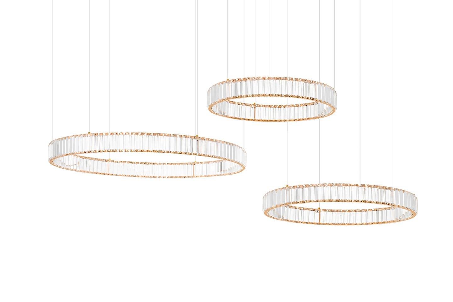 MOOSEE lampa wisząca LIBERTY 3A złota