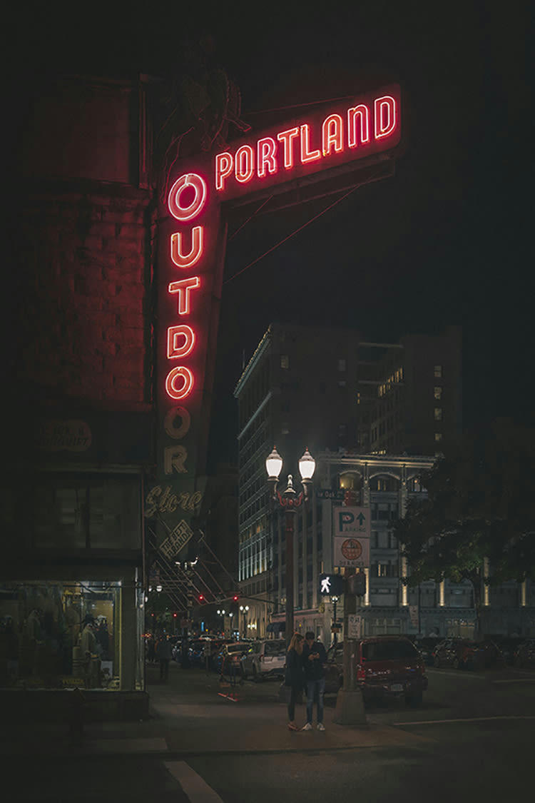 OUTDOOR PORTLAND - Photographie d'art de Romain Farge 60x90 cm sur alu