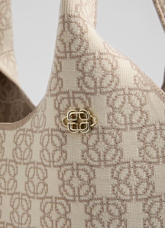 Avaline EcruKnit Tote