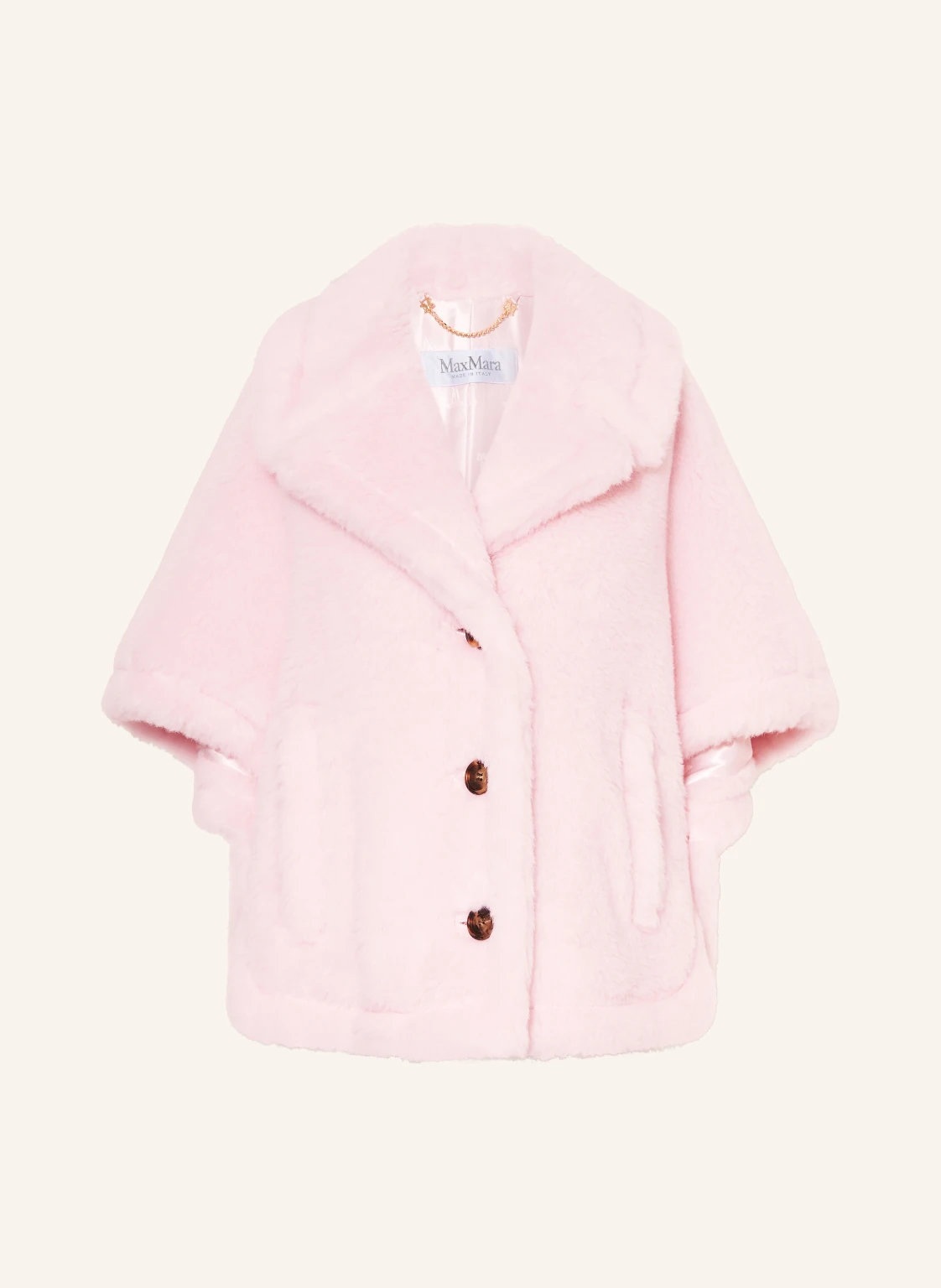 Max Mara Teddyfell-Cape CORVINO1 mit Alpaka