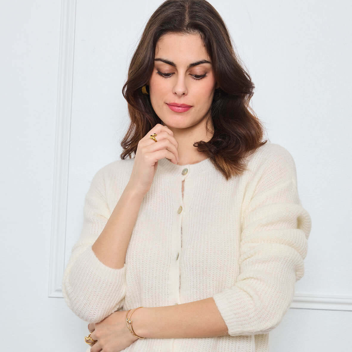 COL ROND AVELINE BLANC