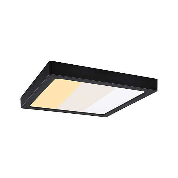 Panneau LED Abia 2 White Select Détecteur de mouvement crépusculaire (HF) carré 300x300mm 14W 900lm 2700 - 4000K Noir