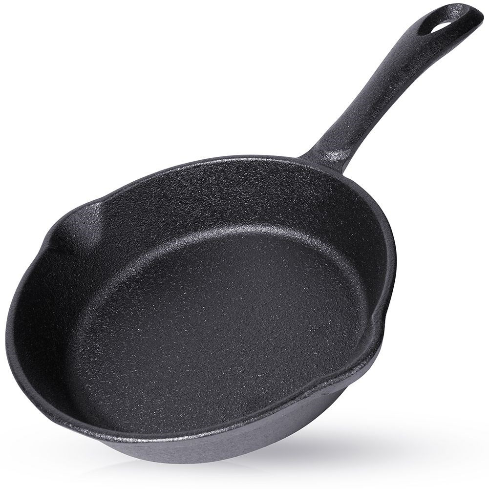 Patelnia żeliwna okrągła talerz żeliwny grill 16 cm
