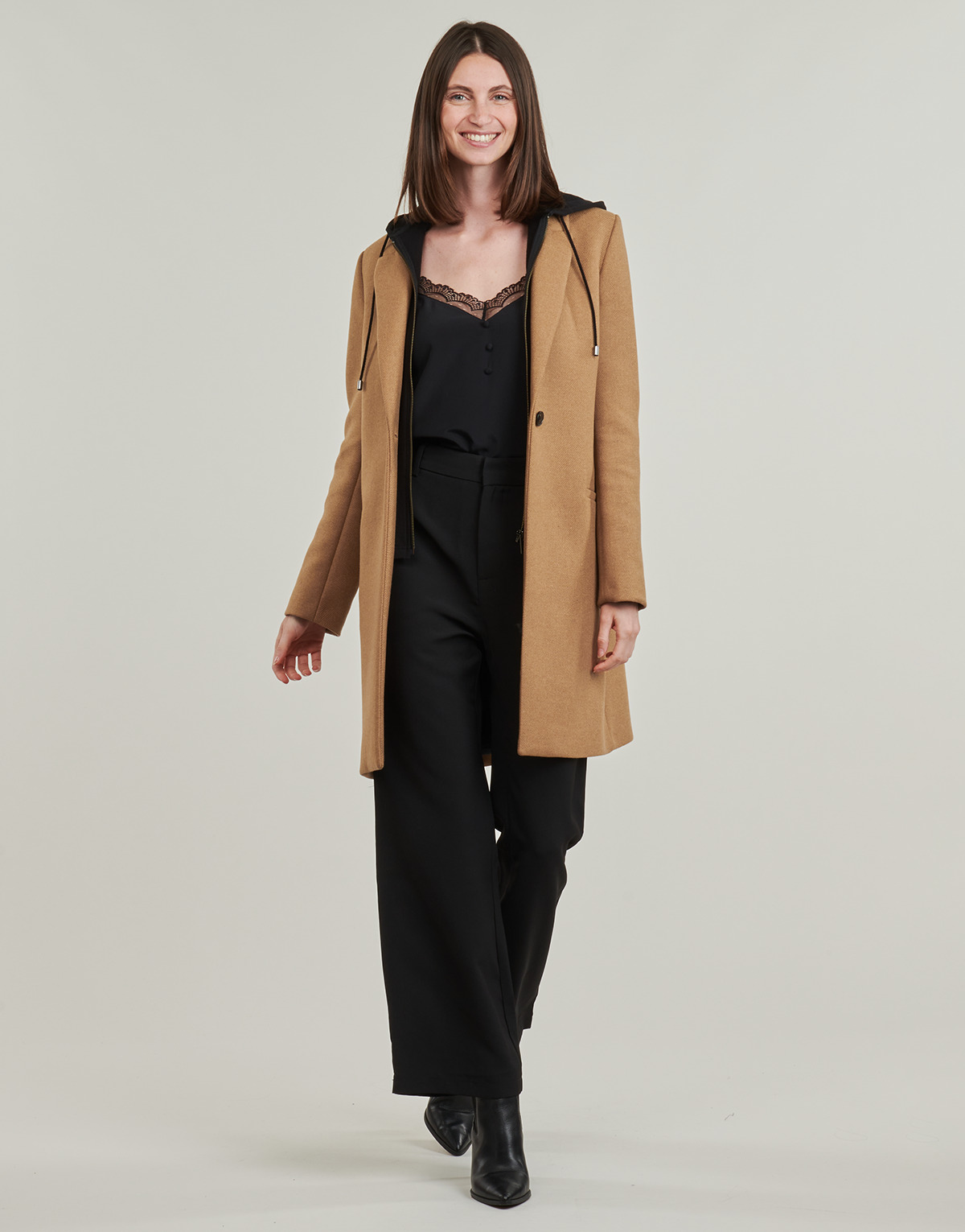 Ikks - MANTEAU STRAIGHT - Brown