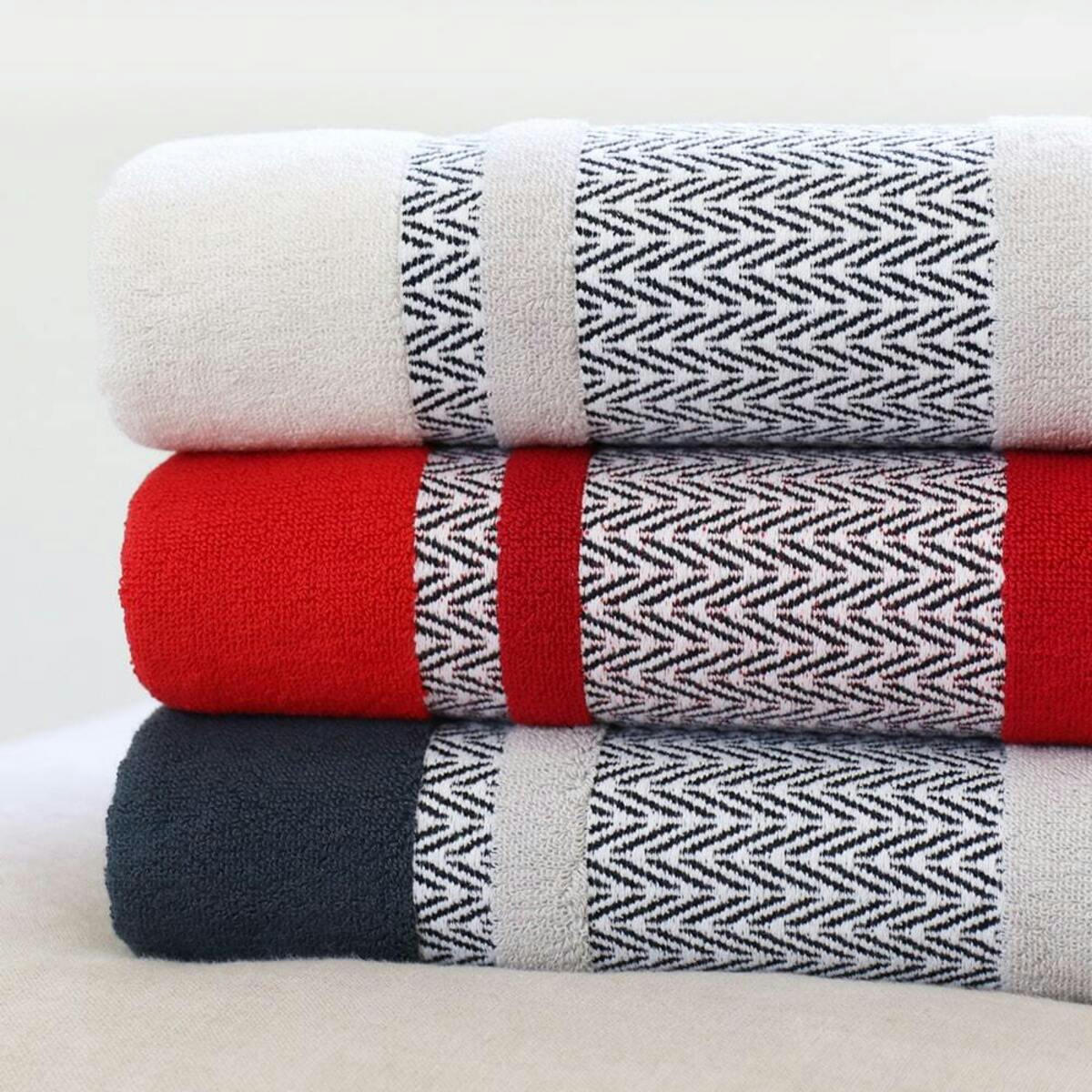 BEAUMANOIR - Drap de douche Ivoire Coton 70x130 cm