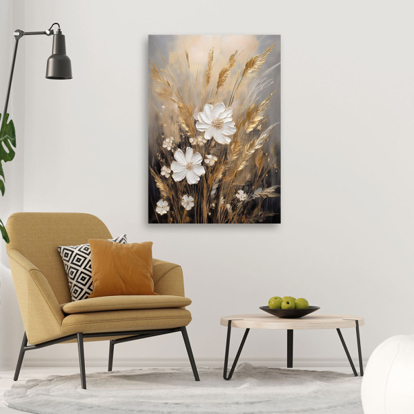 Feeby Obraz na płótnie, Łąka Natura Kwiaty 40x60