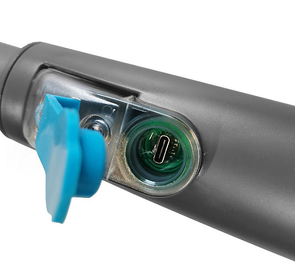 Aspirateur et brosse électrique rechargeable USB pour piscine et spa - 260cm - Bleu