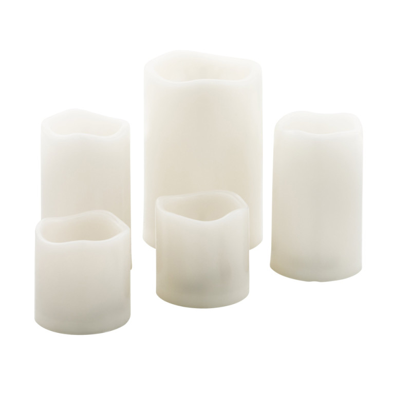 Bougie LED solaire beige 5 x 0,025 W EGLO
