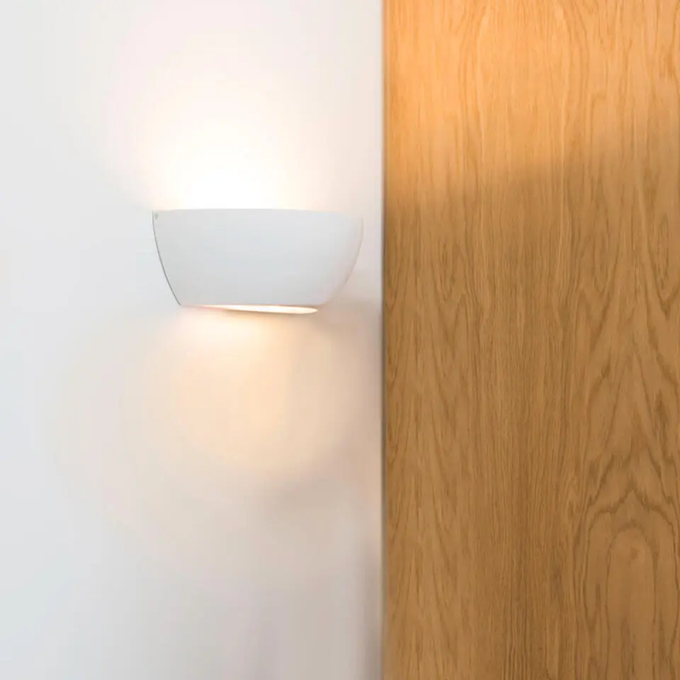Qazqa up? en downlight lamp hiske wit e14