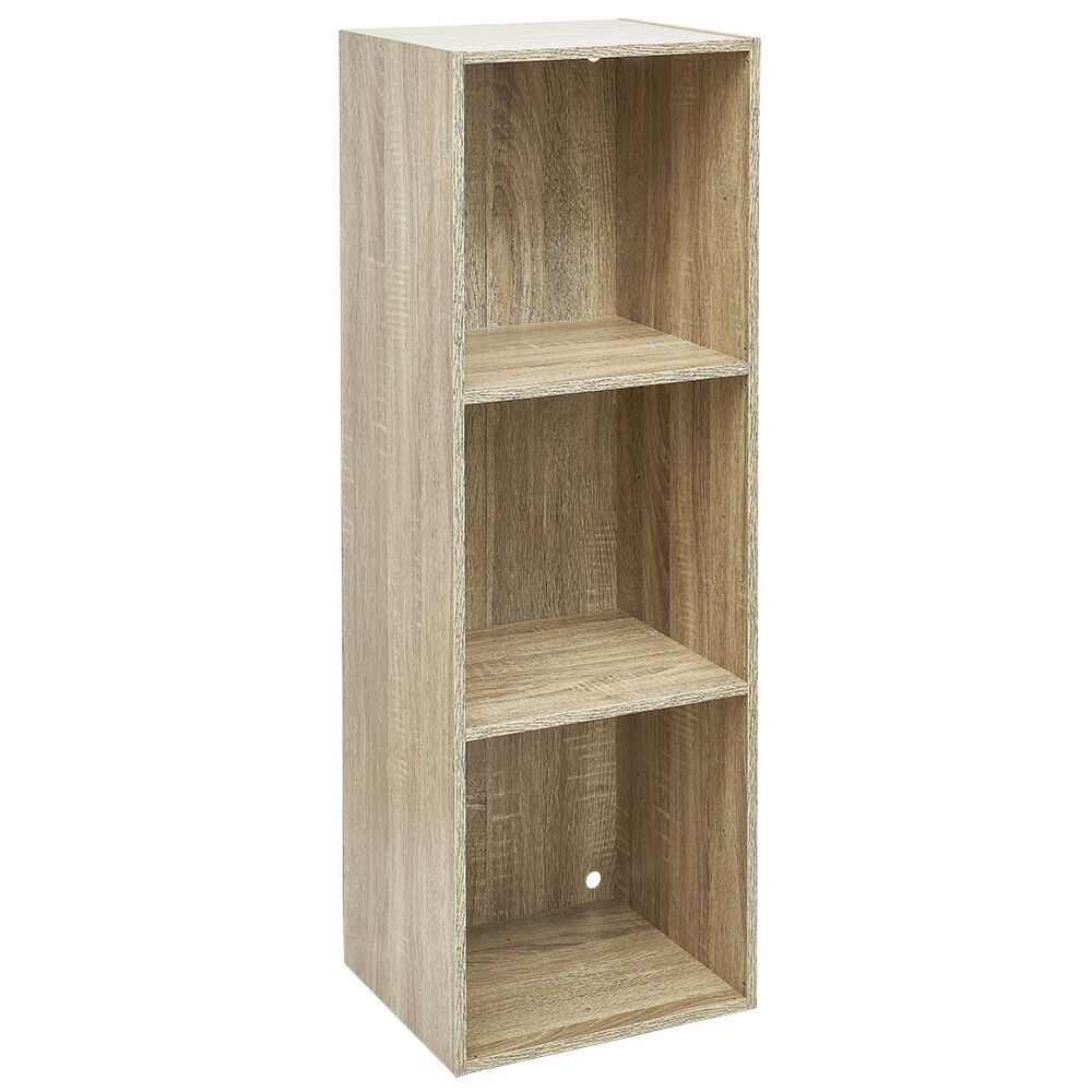 Structure Box Cube 3 cases 35x30x105cm bois naturel
