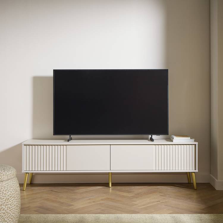 Habitat Fargo 2 Door TV unit - Natural