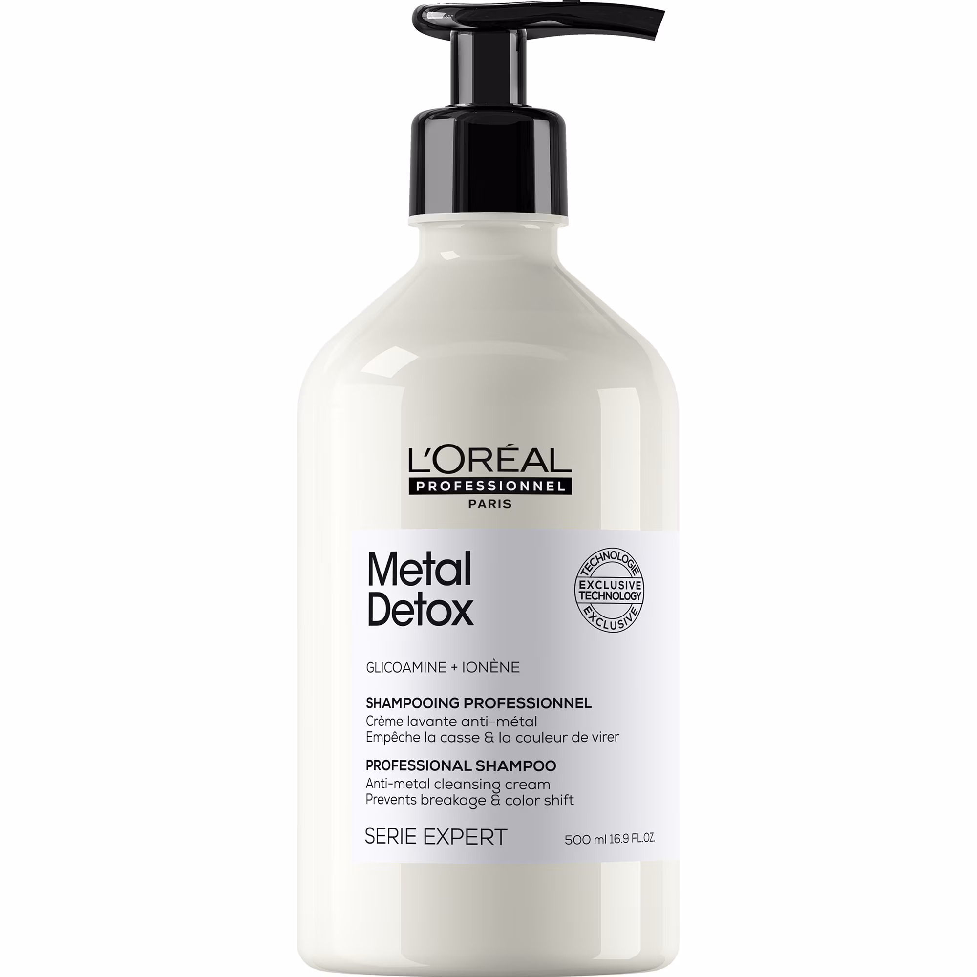 SERIE EXPERT METAL DETOXShampooing professionnel crème lavante anti-métal