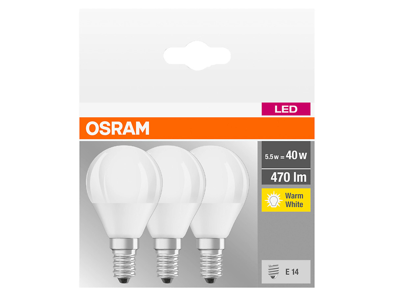 Żarówka LED 3szt E14 5,5W Osram