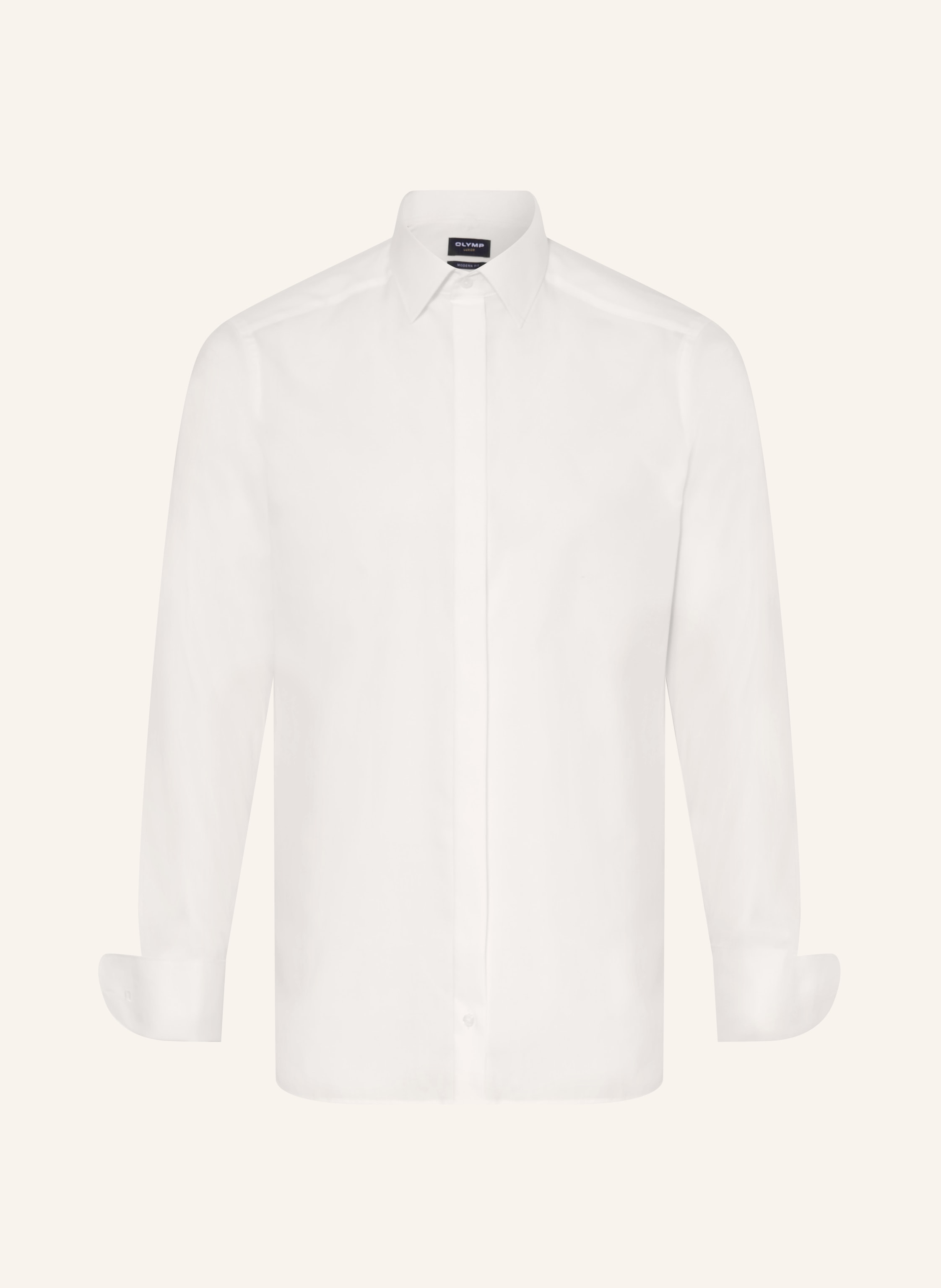 OLYMP Smoking-Hemd Luxor modern fit mit Umschlagmanschette