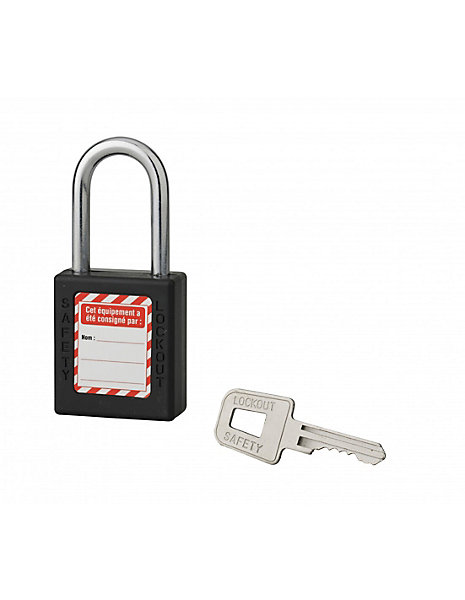 Cadenas de consignation 40mm, anse 38mm, Noir, variure A2 - Thirard