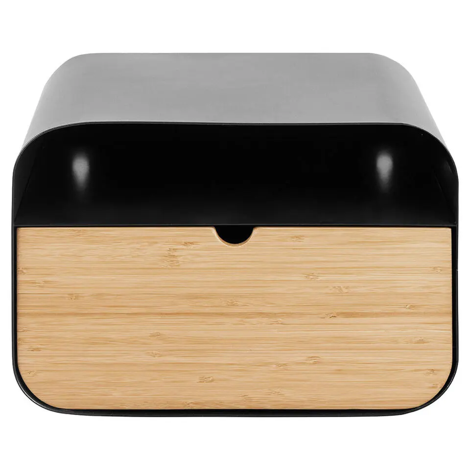 Hioshop Grant nachtkastje 1 lade zwart