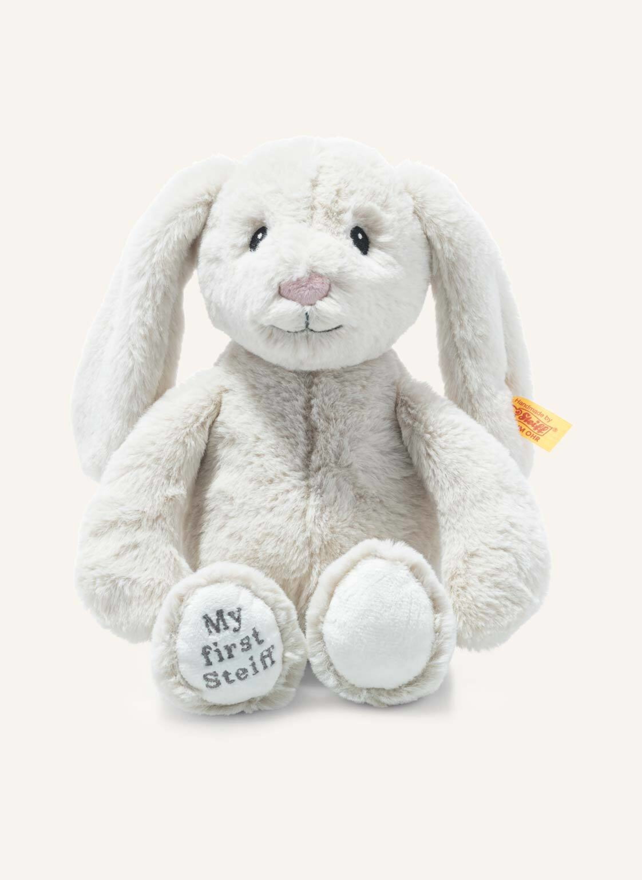 Steiff Kuscheltier My first Steiff HOPPIE Hase 26 cm, hellgrau
