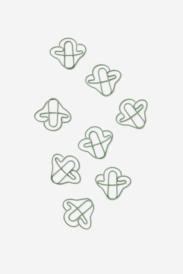 Shaped Paper Clips 8Pk