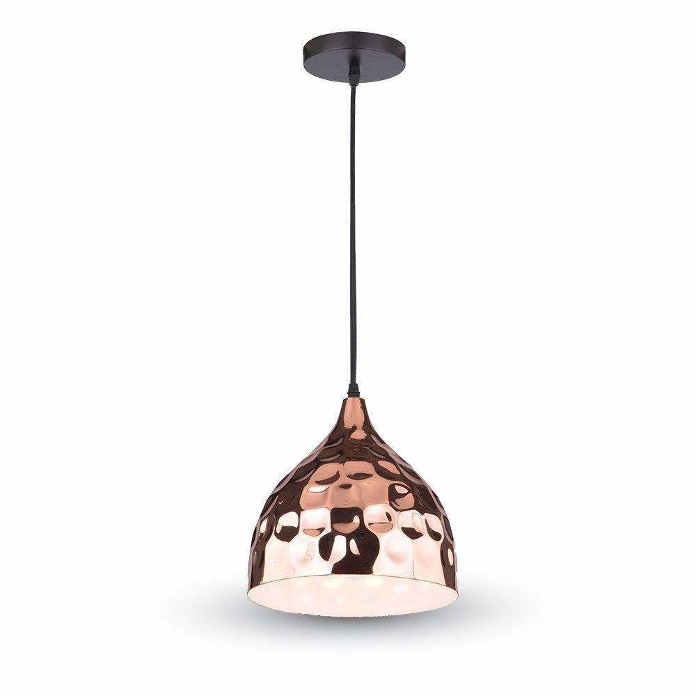 Lampa wisząca różowe złoto VT-8230 1xE27x60W wym: 100x23x23 cm V-TAC