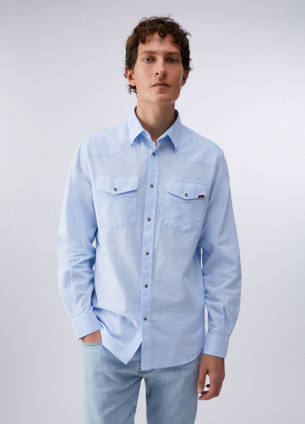 Camicia oxford con tasche