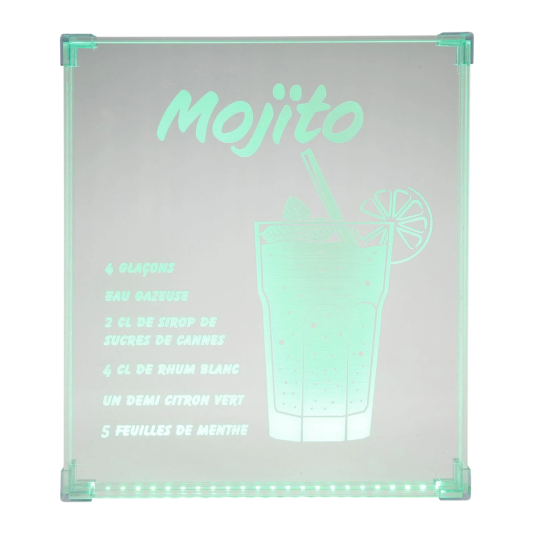 Néon MOJITO coloris vert