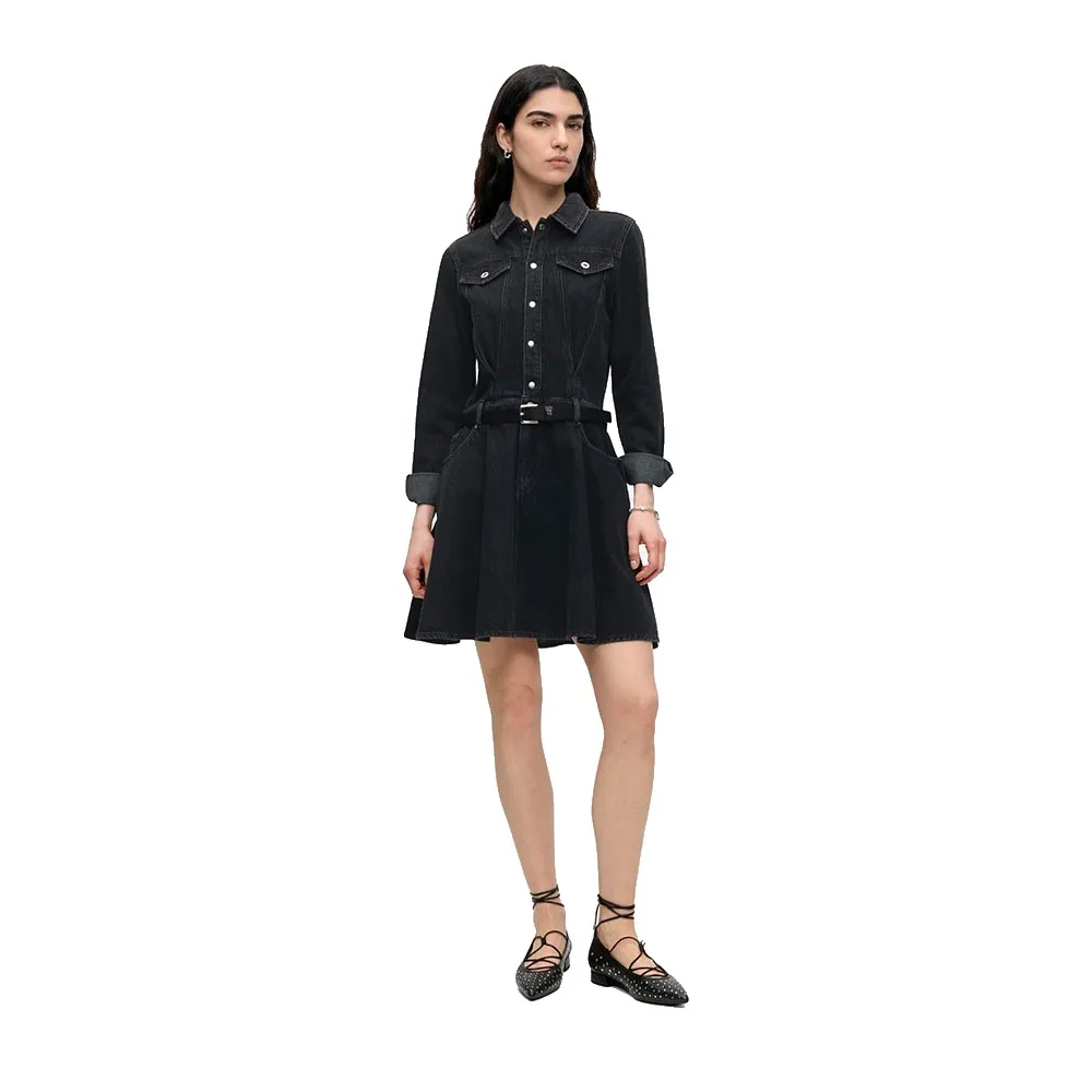 Karl Lagerfeld Jeans B3W13033 long sleeve short dress
