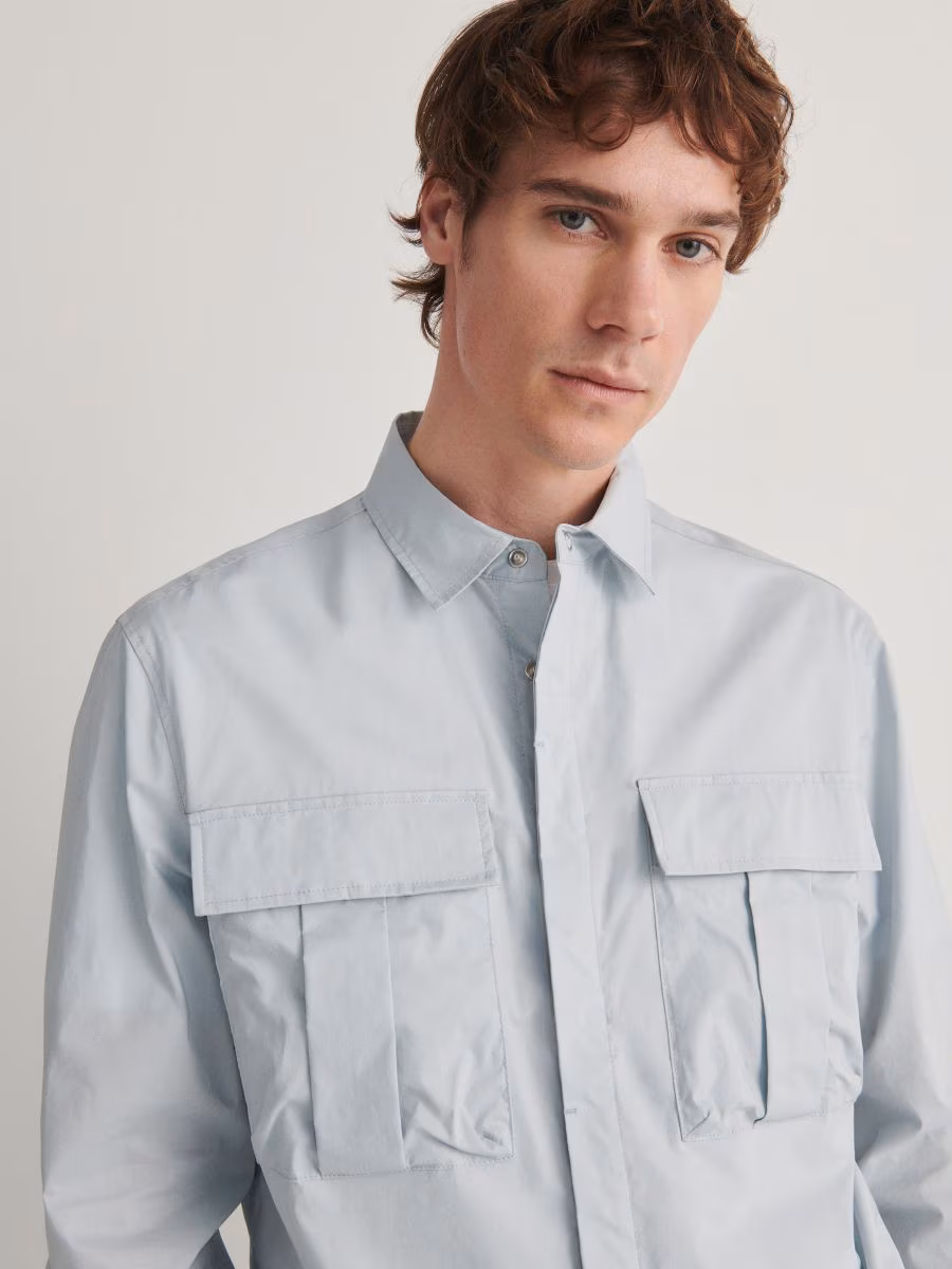 Regular Fit Cotton Rich Shirt
