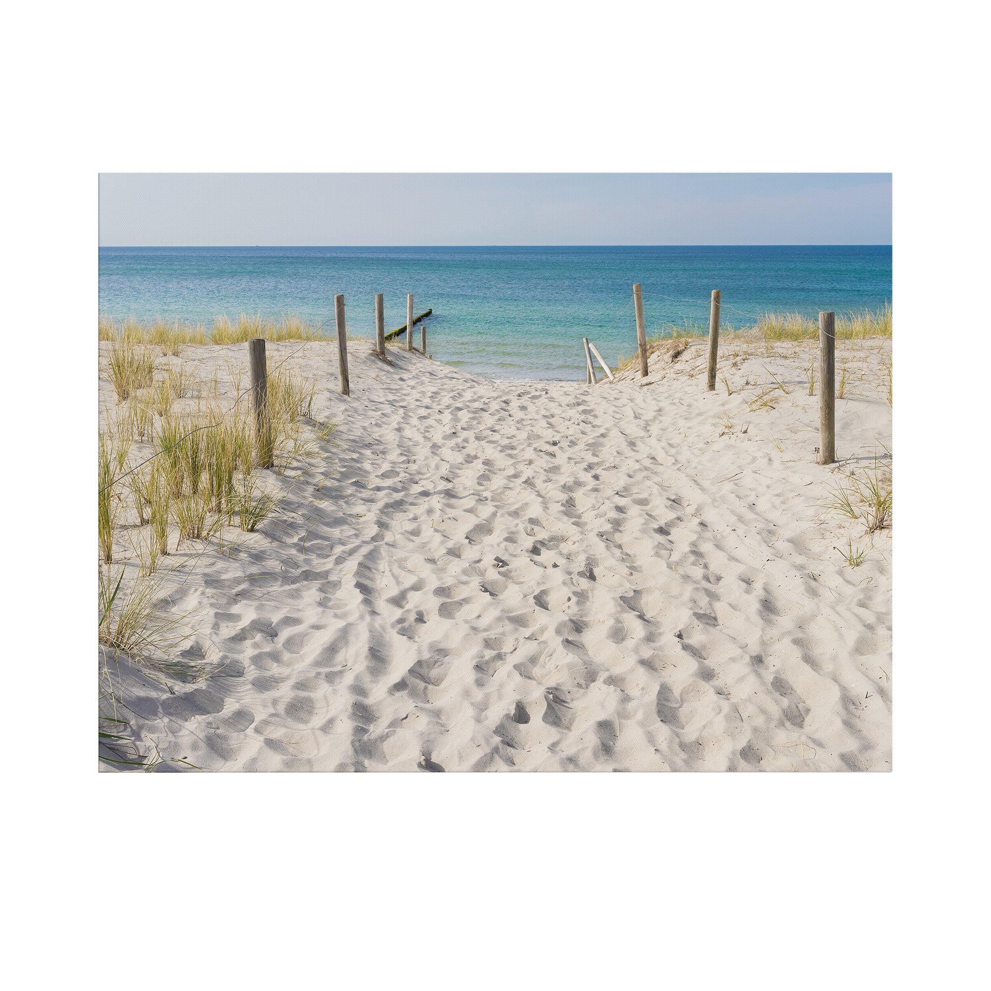 Art for the Home Buitencanvas Strandwandeling
