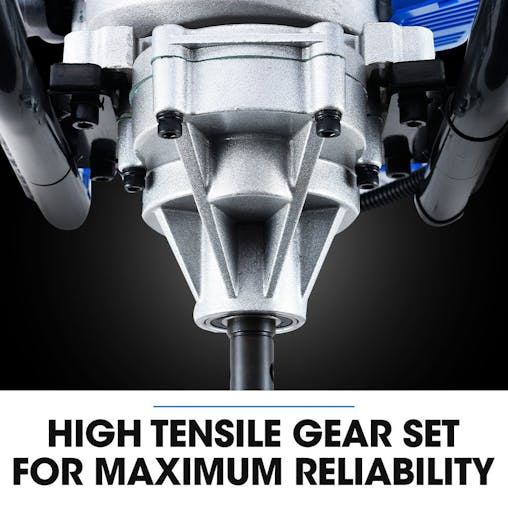 NNEMB PD750 52cc 2-Stroke Petrol Post Hole Digger, 200mm Auger w/ 600mm Extension Shaft