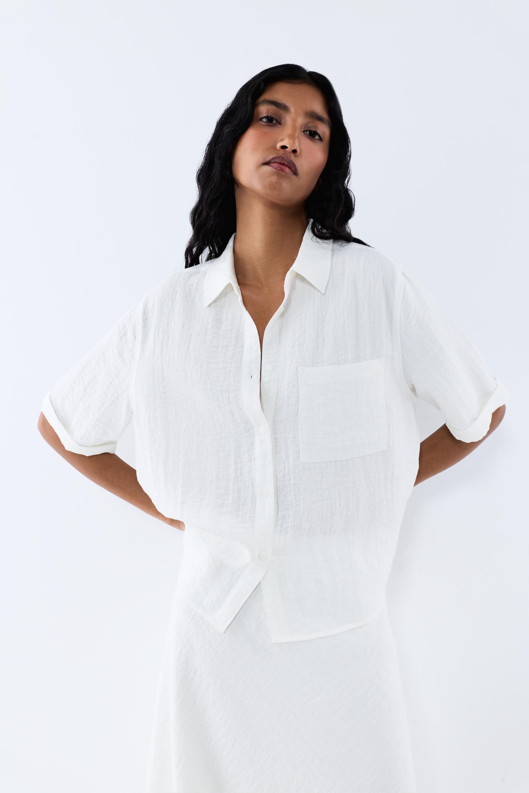 Camisa fluida textura