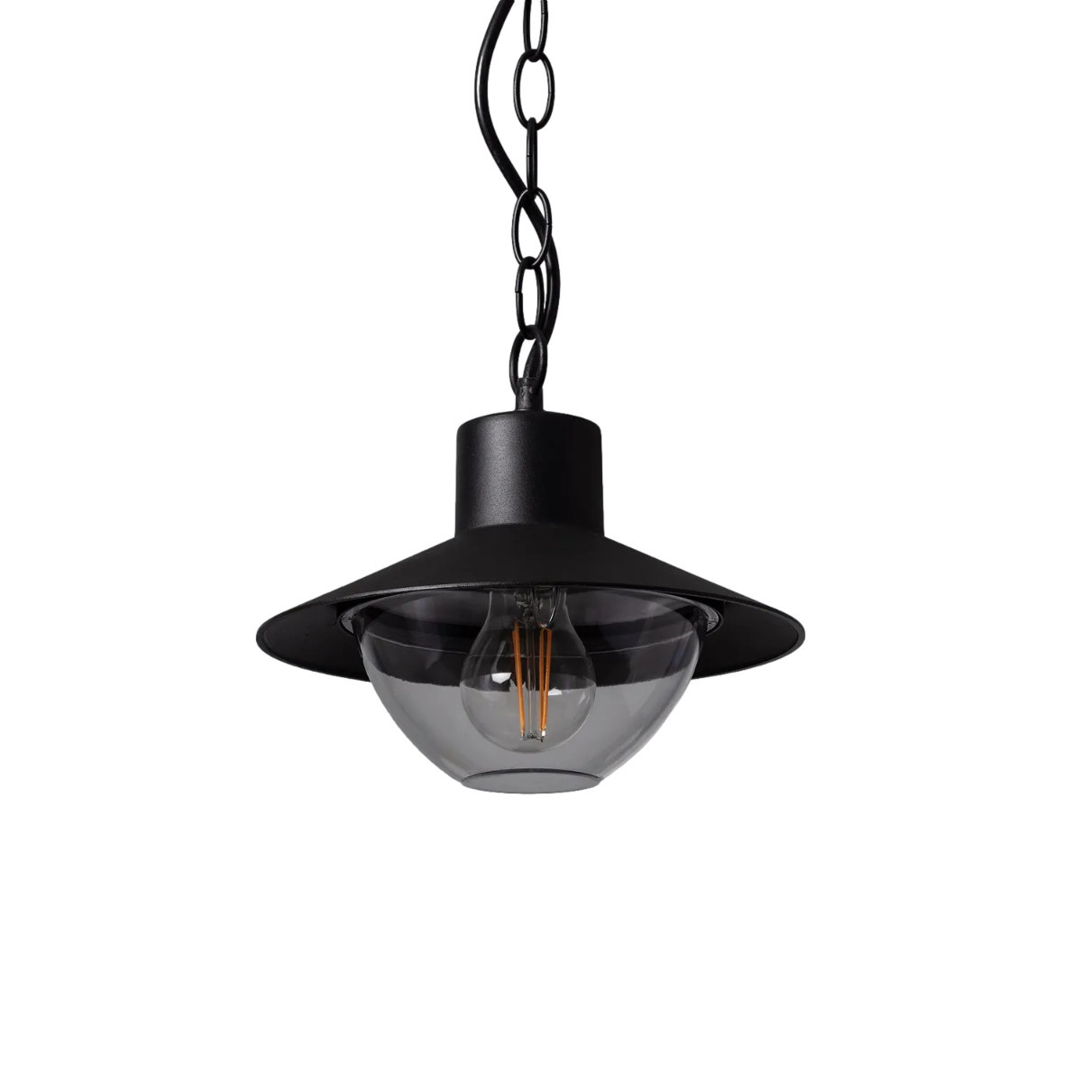 Lampa wisząca czarna Retro 1xE27x40W wym: 81x24x24 cm Abruzzo