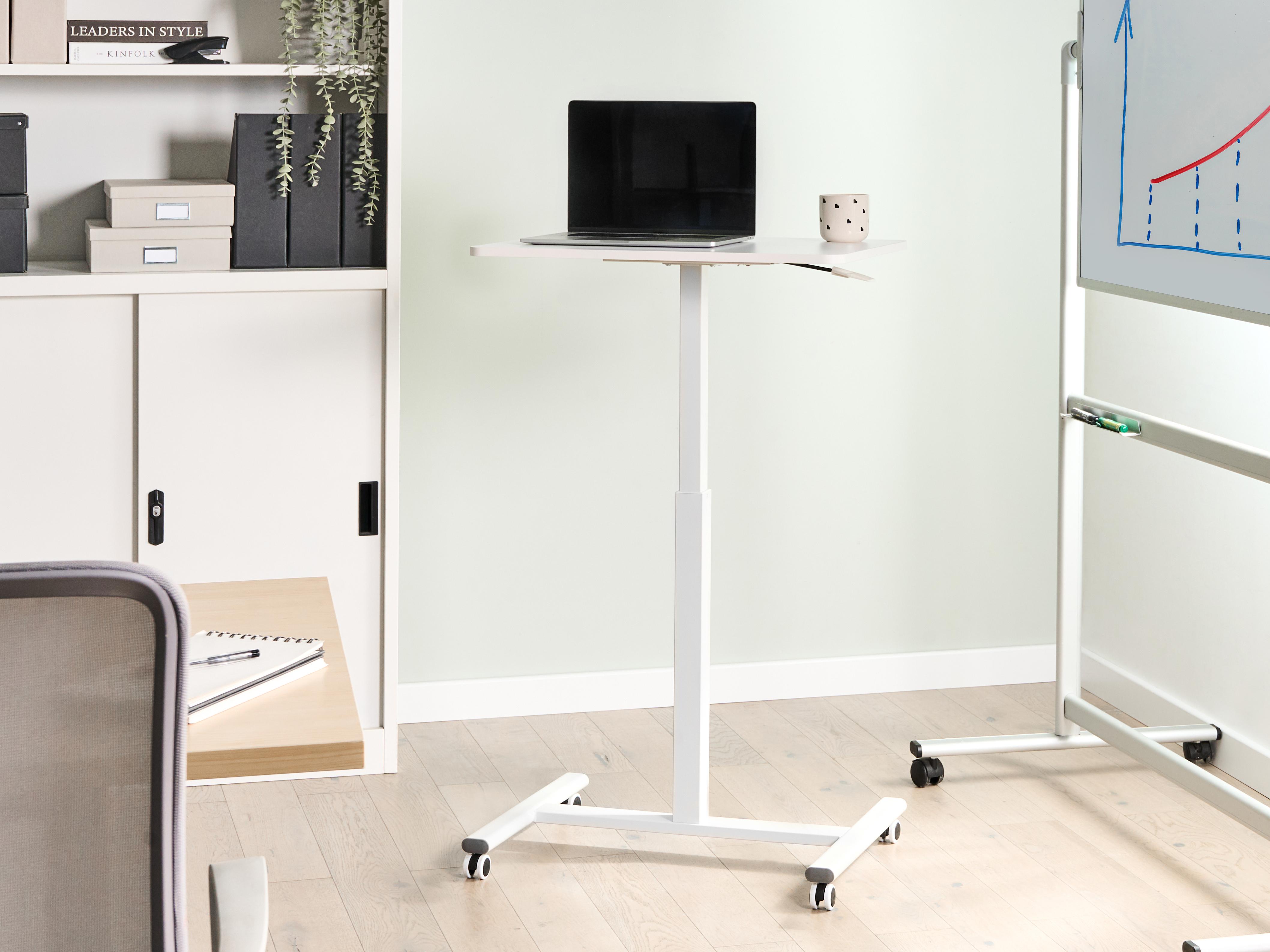 Manual Adjustable Laptop Stand ACADEMIA White 65 cm 48 cm