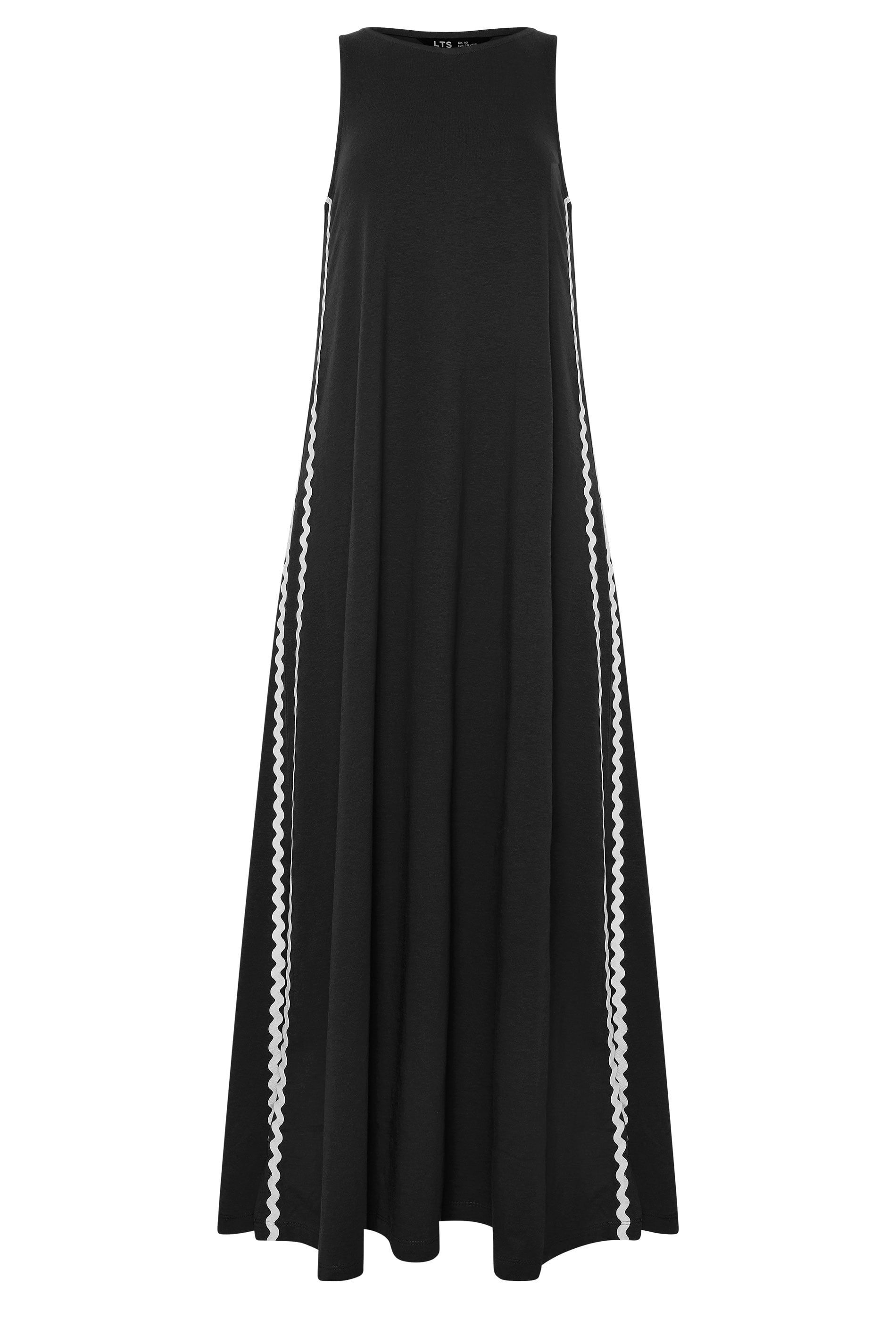 Long Tall Sally Tall Swirl Trim Cotton Midi Dress
