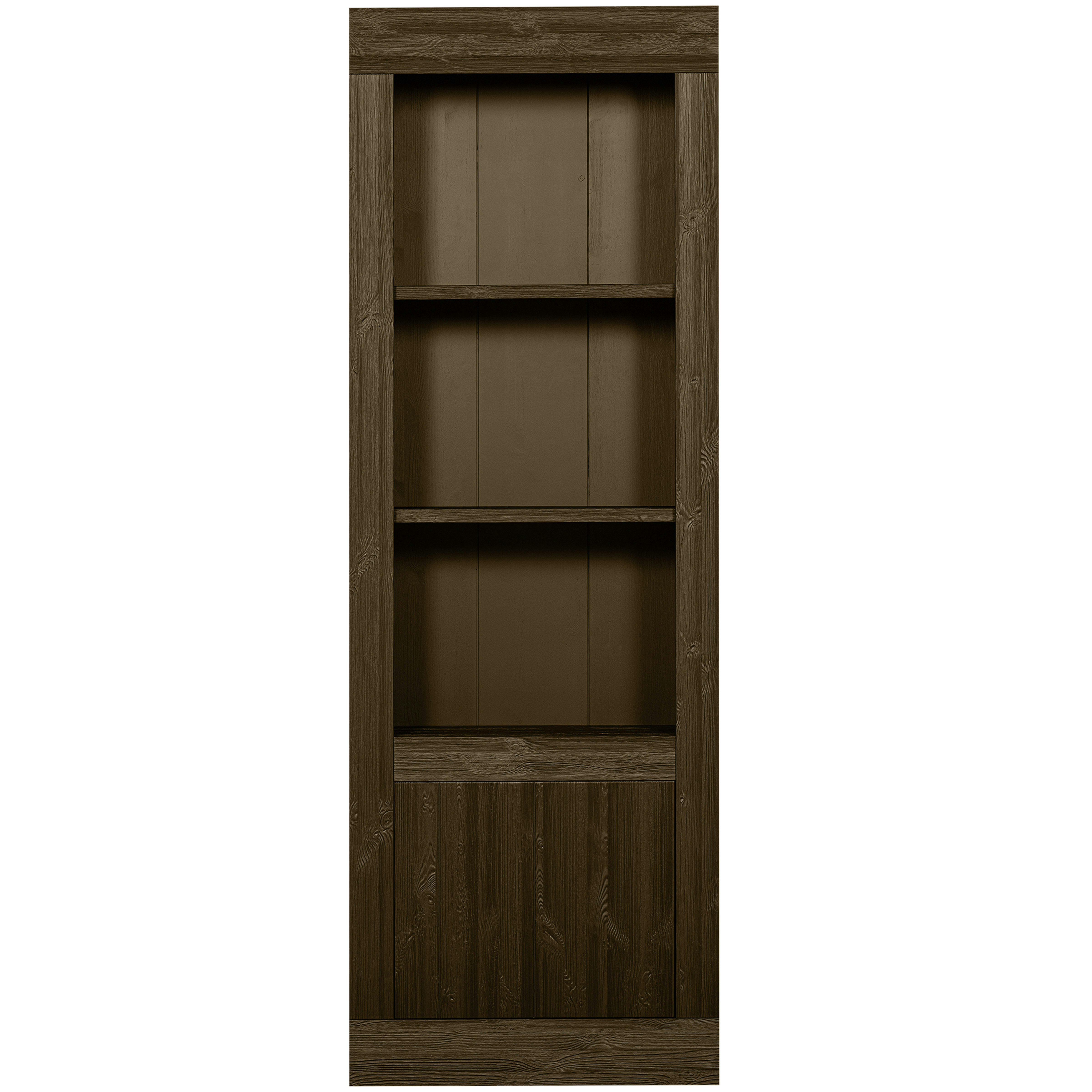 BEPUREHOME - Armoire 1 porte en pin ombre