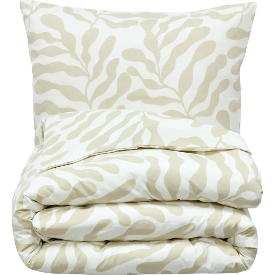 Kwantum Dekbedovertrekken | Beddengoed | Dekbedovertrek Flanel Linde Beige 240×220 Cm 240X220CM