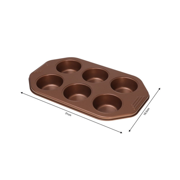 Forma do pieczenia muffiny x6 Non-stick KLAUSBERG Cooper