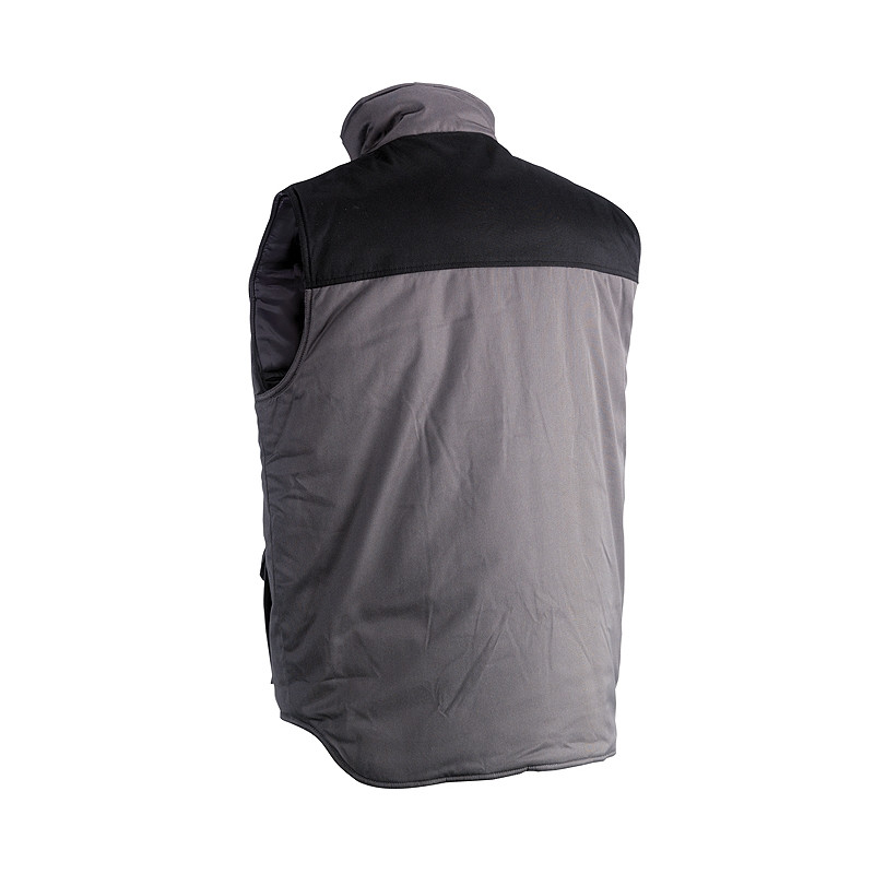 Gilet sans manche Donar gris et noir XL HEROCK