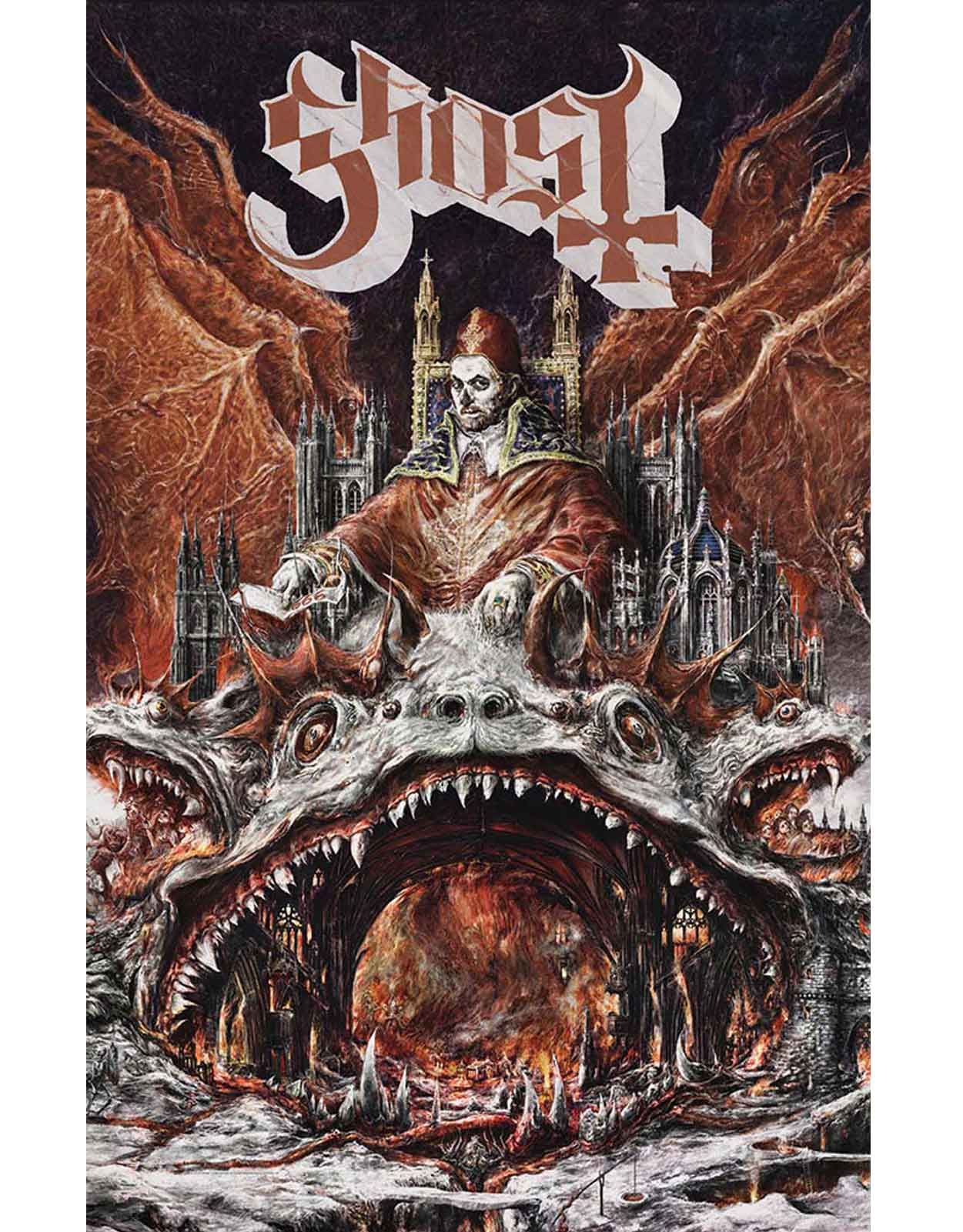 Ghost Prequelle Textile Poster
