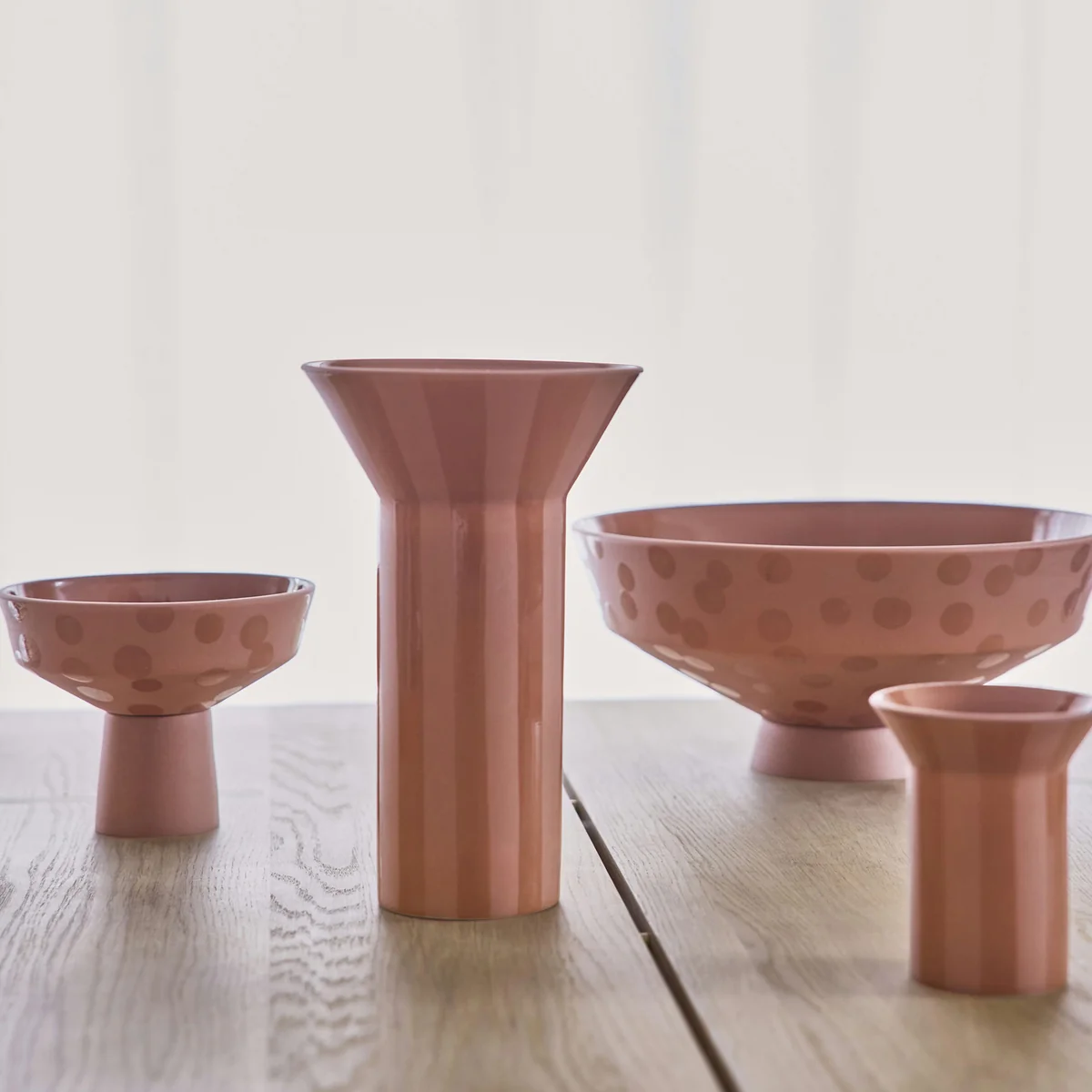 OYOY - Luonto Vase, H 25 cm, terracotta