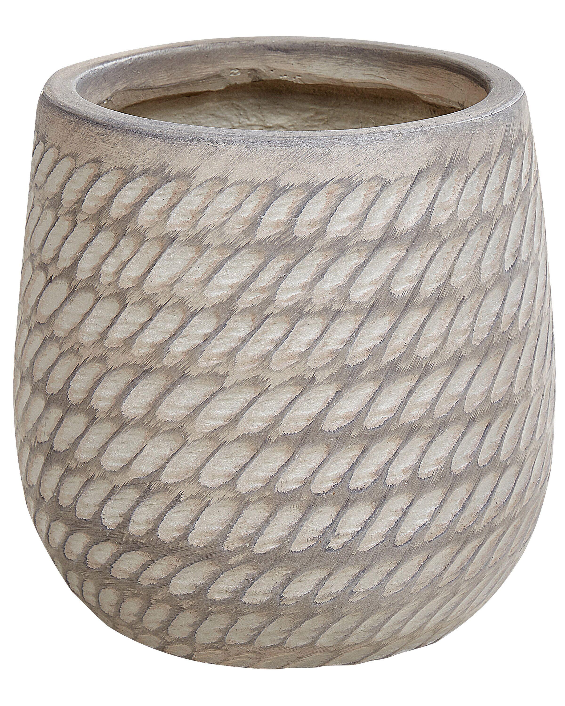 Plant Pot LIVADIA 19 cm Taupe